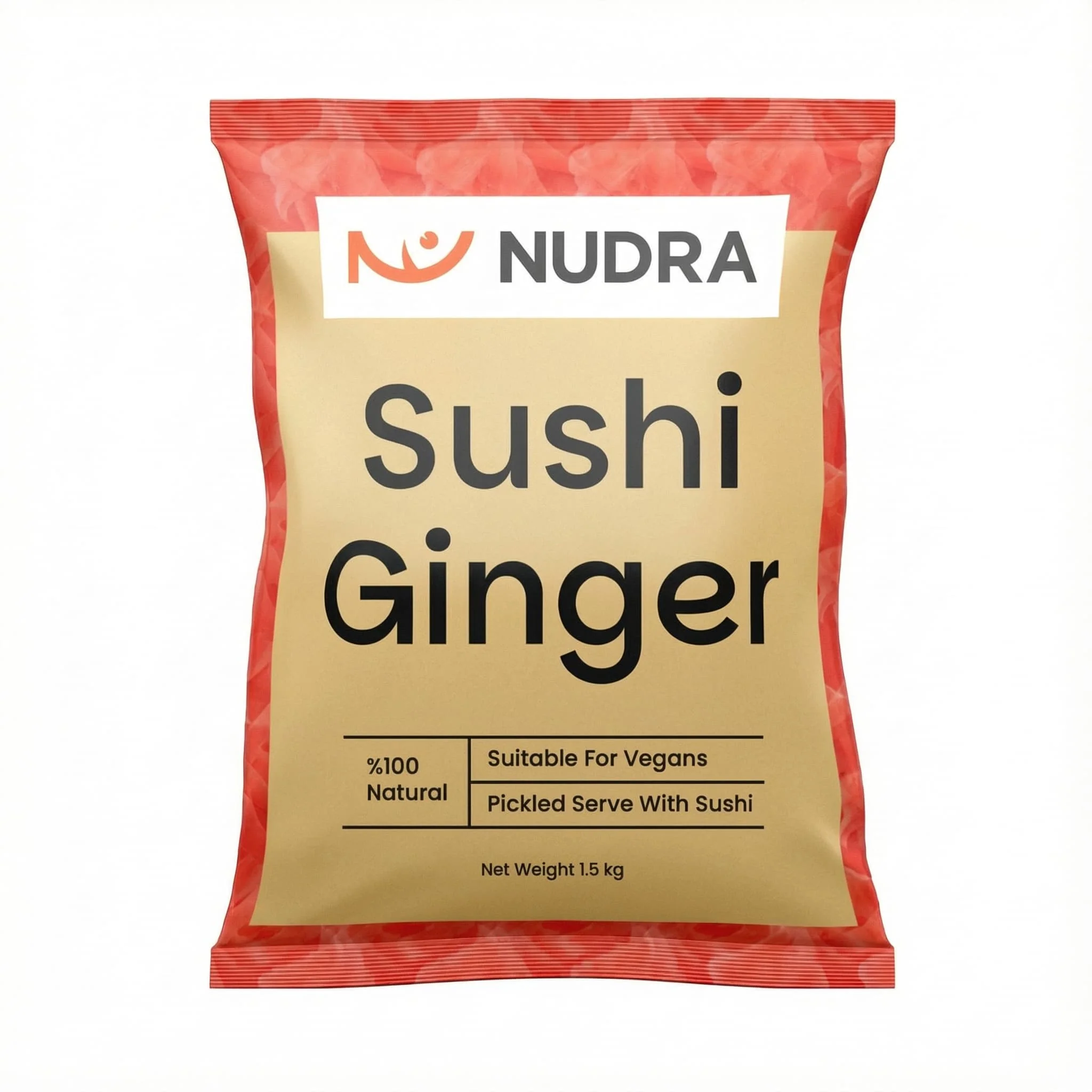 Nudra pickled sushi ginger – 1.5 kg